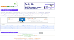 Desktop Screenshot of indianfaculty.com